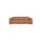 Homeroots 107" Chestnut Italian Leather Reclining Metal USB Sofa 720279 - alternate 10