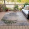 Homeroots 5' X 8' Beige And Gray Abstract Washable Indoor Outdoor Area Rug 632024 - alternate 9