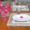 Homeroots 19" Set of Four Natural And Ivory Geometric Braided Jute Placemats 534183 - alternate 9