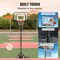 Vevor 32" Basketball Hoop Adjustable Height Backboard System for Outdoor Indoor M0182 - alternate 7