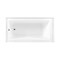 Kingston Brass 66-Inch Acrylic Rectangular 3-Wall Alcove Tub Combo with Waste and Overflow Drain, Left Hand Drain CVTDE603122L5 - alternate 3