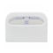 Hospeco Health Gards Toilet Seat Covers, Half-Fold, White - Case of 1000 HG-1000 - alternate 4