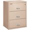 Fireking 3 Drawer, 1 Hr Fire & Impact Rated, 31" Wide Lateral Champagne 3-3122-CCH - alternate 1