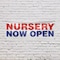 Signmission Nursery Now Open, 36 Inch x 96 Inch, Vinyl Banner B-96-30767 - alternate 4