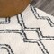 Jonathan Y Deia Moroccan Style Diamond Shag White/Gray 3 ft. x 5 ft. Area Rug MOH401A-3 - alternate 8