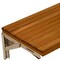 Homeroots 17" Premium Wall Mount Teak Shower Bench 402207 - alternate 5