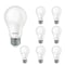 Bulbrite LED Filament 9 W Non-Dimmable A19 Light Bulbs with Frost Finish and E26 Base, 2700K, 750Lumens, 8PK 862713 - alternate 1