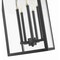 Z-Lite Nova 5 Light Outdoor Chain Mount Ceiling Fixture, Black/Clear, 12.5 In W x 35 In H 5018CHXL-BK - alternate 6