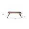 Homeroots 71" Brown Reclaimed Wood Distressed Folding Console Table 527531 - alternate 6
