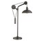 Homeroots 33" Gray Metal Adjustable Desk Table Lamp With Gray Dome Shade 524295 - alternate 1