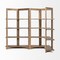 Homeroots 72" Brown Solid Wood and Wood Four Tier Bookcase 380596 - alternate 8