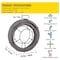 Vevor Drain Cable Sewer Cable 50Ft 1/2In Drain Cleaning Cable Auger Snake Pipe 50ft*1/2 - alternate 6