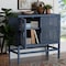 Bali & Pari Vivan Natural Rattan Storage Cabinet, Navy Blue 272-14898-ZORO - alternate 10