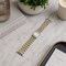 Elegani Steel & Yellow Gold Classic Multi-Link Stainless Steel Band Compatible with Apple Watch 42mm BJBF-SYGD-42mm - alternate 4