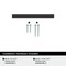 Amerock Cityscape 3 inch (76mm) Center-to-Center Matte Black Cabinet Pull, 25PK 25VMP37130MB - alternate 4