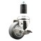 Service Caster 3.5 Inch 316SS Thermoplastic Rubber Swivel 1-5/8 Inch Stem Caster Brake SCC SCC-SS316EX20S3514-TPRB-TLB-158 - alternate 1