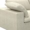Homeroots 80in Khaki and Black Linen Blend Modular Loveseat 714576 - alternate 6