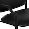 Office Star Products Big and Tall Guest Chair in Dillon Black Fabric with soft PU Arms, Sturdy Black Metal Chair 55051B-R107 - alternate 8