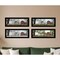 Homeroots Set Of Four Four Seasons Collection II 3 Black Framed Print Wall Art, 4PK 405762 - alternate 4