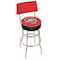 Holland Bar Stool Co 30" Chrome 2-Ring New Mexico Swivel Bar Stool, Back L7C430NewMex - alternate 1