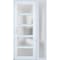 Vdomdoors Front Exterior Prehung FiberGlass Door Frosted Glass / Manux 8002 White Silk / Sidelight Exterior W MANUX8002EXD-WS-W30+14 x H80-RH - alternate 6