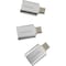Visiontek USB C to USB A (M/F) Adapter - 3 Pack 901224 - alternate 1