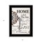 Homeroots Home or Laughter 2 Black Framed Print Wall Art 405567 - alternate 4