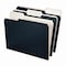Ampad Earthwise Pendaflex File Folders, 1/3-Cut Tabs: Assorted, Letter Size, Black/White, 50PK 16101EE - alternate 1