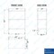Amgood 3 Tier Galvanized Steel Dry Storage Unit. 24 in. x 43 in. x 60 in. 3GS-2443-Z - alternate 8