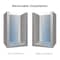Fab Glass And Mirror Fixed Shower Screen for Bathroom | Chrome Finish | Water Repellent | 3/8in Tempered Glass Shower MSD1-36-72CH - alternate 8