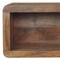Homeroots 18" Brown Solid Wood Carved Geometric Floating Nightstand 653833 - alternate 17