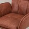 Homeroots Brown and Black Faux Leather and Wood Swivel Dining Arm Chair 716263 - alternate 7