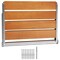 Vevor Folding Teak Shower Seat 20.9'' x 16'' Wall Mounted Shower Bench 500 lbs LY007-3 - alternate 1