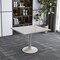 Leisuremod Square 36.42 in W, 29.35 in L, Resin/Steel, White VT20W-S36WMR - alternate 8