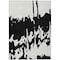 Homeroots 9' X 12' Black And Ivory Abstract Washable Indoor Outdoor Area Rug 613618 - alternate 8