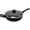 Oster Ashford 5 Quart Aluminum Saute Pan with Tempered Glass Lid in Black 80130.02 - alternate 5