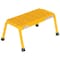Vestil Aluminum Step Stand, 1 Step, Welded, Yellow, 1 Steps, 10.4375 Overall Height, Aluminum, Yellow SSA-1-Y - alternate 1