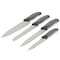 Oster Lindbergh 14 Piece Stainless Steel Cutlery Knife Set in Black with Cutting Board 137550.14 - alternate 6