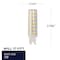 Bulbrite 70-Watt Equivalent Dimmable Clear Mini T6 Bi-Pin G9 LED Mini Light Bulb, 3000K, 2PK 862645 - alternate 10