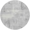 Homeroots 8' Gray And Silver Round Geometric Washable Indoor Outdoor Area Rug 618591 - alternate 8