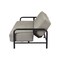 Homeroots 79" Gray Fabric Convertible Futon Steel Sleeper Reclining Sofa 719577 - alternate 10