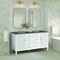 James Martin Vanities Myrrin 60'' D Vanity, Bright White w/ Parisien Bleu Silestone Top w/FreePower Wireless Charger 485-V60D-BW-FPBL - alternate 10