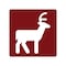 Sign Solutions Usa Deer Viewing Area (Symbol), 30 in W x Square, Aluminum Sign DUS06DWT3030RS-011 - alternate 1