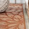 Jonathan Y Zinnia Modern Floral Textured Weave Orange/Cream 2 ft. x 10 ft. Indoor/Outdoor Runner Rug SMB110E-210 - alternate 8