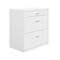 Space Solutions 30 in.W 3 Drawer Lateral File Cabinet for Home/Office, Fits Letter/Legal Sizes, White 25071 - alternate 1