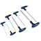 Performance Tool 7 pc. Metric T-Handle Hex Key, T-Handle, Non-Slip Grip, Chrome Plated W1712 - alternate 1