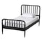 Baxton Studio Lucera Mid-Century Black Twin Size 5-Piece Bobbin Bedroom Set 257-14012-14128-14125-14122-14122-ZORO - alternate 10