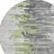 Homeroots 8' Green And Silver Round Abstract Washable Indoor Outdoor Area Rug 582388 - alternate 7