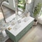 James Martin Vanities 60 in. Double Vanity, Smokey Celadon, w/Single Hole 3 CM White Zeus Quartz Top & Backsplash 330-V60D-SC-1WZ - alternate 6