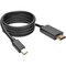Tripp Lite 3FT MINI DISPLAYPORT TO HDMI CONVERTER CABLE MDP-HDMI M/M 1080P P586-003-HDMI - alternate 5